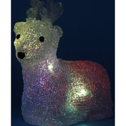 Renne Lumineux 5 Led multicolore H17 cm-Gifi New