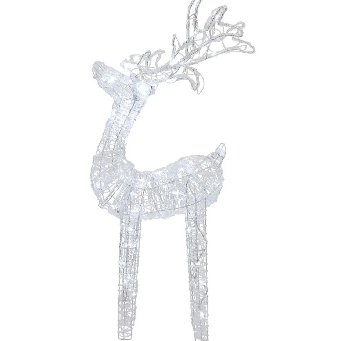 Renne lumineux blanc Noël-Gifi Sale