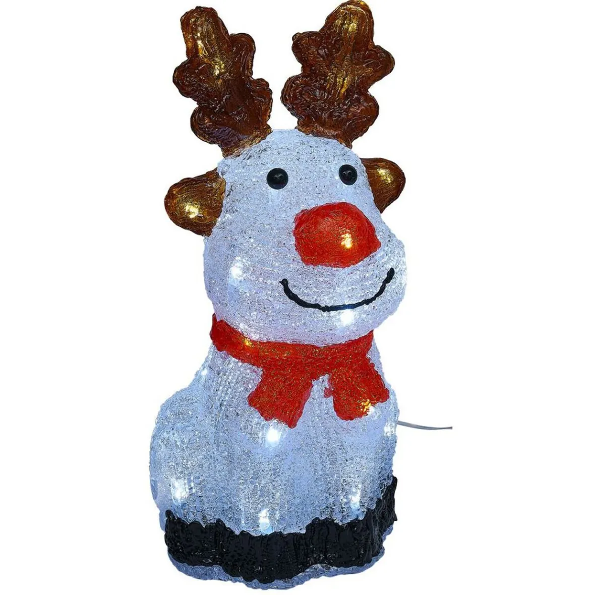 Renne lumineux 30LED blanc froid H32cm-Gifi Clearance