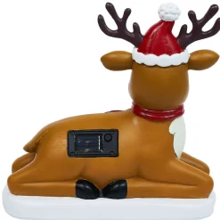 Renne solaire lumineux LED blanc chaud H25cm-Gifi Best