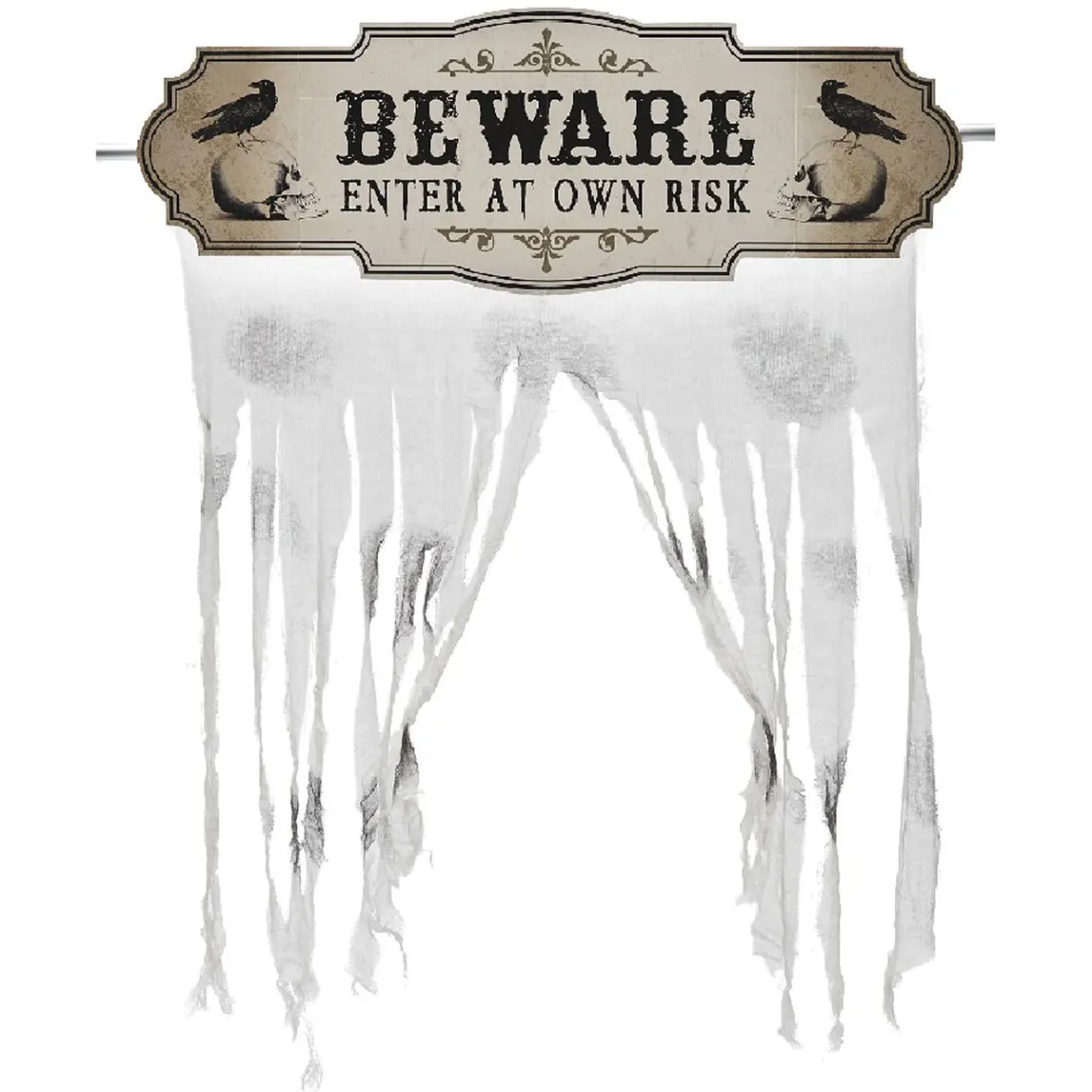 Rideau décoration de porte Halloween gothique-Gifi Sale