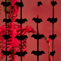 Rideau de porte Halloween fil chauve-souris 100xH200cm-Gifi Online