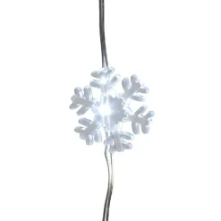 Rideau flocons lumineux H. 100 cm-Gifi Sale