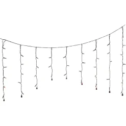 Rideau lumineux Halloween 50 LED orange L135xH70cm-Gifi Discount