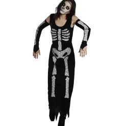 Robe de déguisement squelette femme-Gifi Online