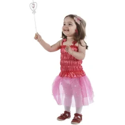 Robe de princesse x3 blanc rose clair et fuchsia-Gifi Online