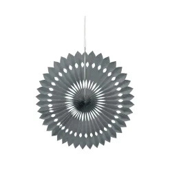 Rosace papier à suspendre grise-Gifi Online