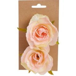 Rose à clipser x2 - Ø5x9,5cm-Gifi Hot