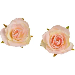 Rose à clipser x2 - Ø5x9,5cm-Gifi Hot