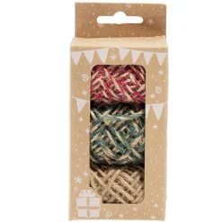 Rouleau corde jute emballage cadeau 10m x3-Gifi Online