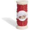 Rouleau fil coton rouge et doré 15m-Gifi Outlet