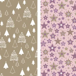 Rouleau papier cadeau Noël doré 2m-Gifi New