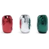 Ruban bolduc brillant rouge argenté vert x3-Gifi New