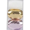 Ruban bolduc doré blanc rose x3-Gifi