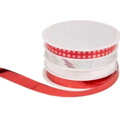 Ruban cadeau Noël 5 m-Gifi Outlet