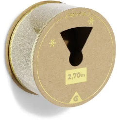 Ruban pailleté doré 2,7m-Gifi Outlet