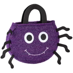 Sac à bonbons Halloween araignée violet-Gifi Online