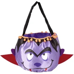 Sac à bonbons Halloween design vampire violet et rouge-Gifi Sale