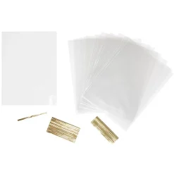 Sac à bonbons pochette transparente x20 avec lien-Gifi Clearance