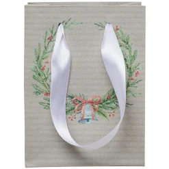 Sac à cadeau petit format thème nature vert, brun ou rouge-Gifi Online