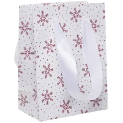 Sac à cadeau petit format thème nature vert, brun ou rouge-Gifi Online