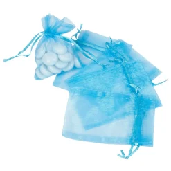 Sac à dragées bleu x5-Gifi Best