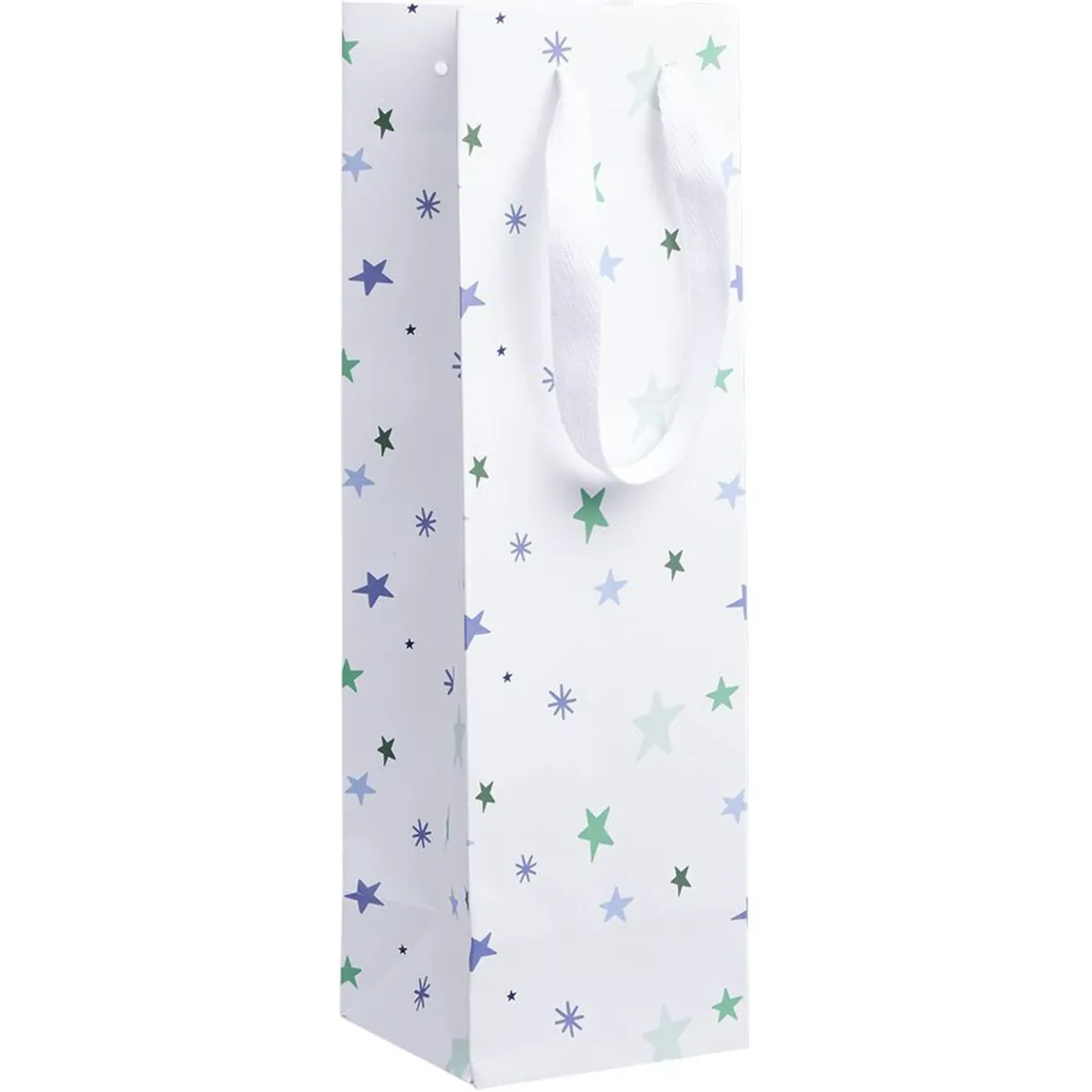 Sac cadeau à bouteille imprimé Noël-Gifi Outlet