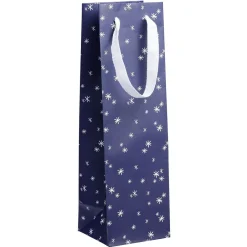 Sac cadeau à bouteille imprimé Noël-Gifi Outlet