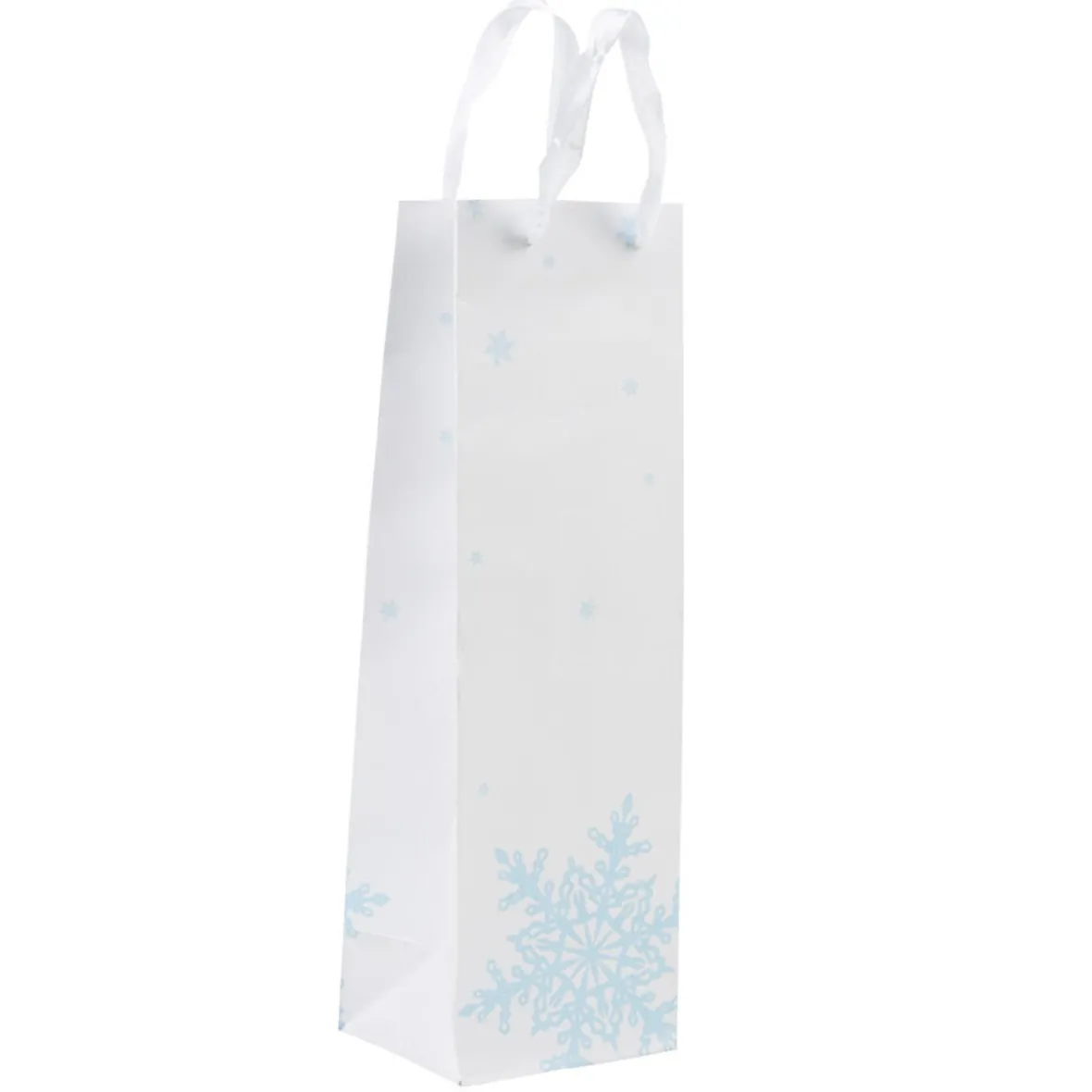 Sac cadeau bouteille motif flocon-Gifi Sale
