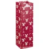 Sac cadeau bouteille motif Noël blanc rouge-Gifi Clearance