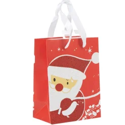 Sac cadeau enfant motif Père Noël petit modèle-Gifi New