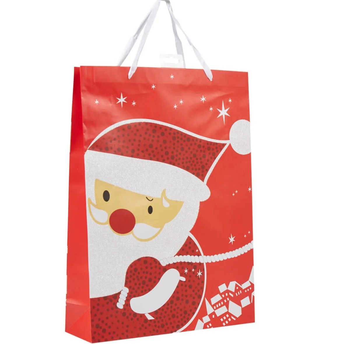 Sac cadeau enfant motif Père Noël grand modèle-Gifi Sale