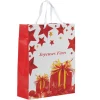 Sac cadeau Joyeuses fêtes rouge et blanc h.32 cm-Gifi Hot