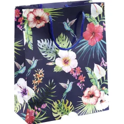 Sac cadeau motif floral-Gifi Discount