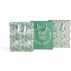 Sac cadeau moyen format, jardin hiver, papier-Gifi Online