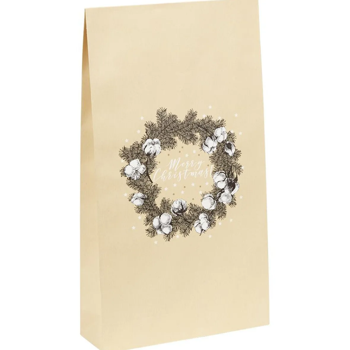 Sac cadeau Noël design Naturel-Gifi Online