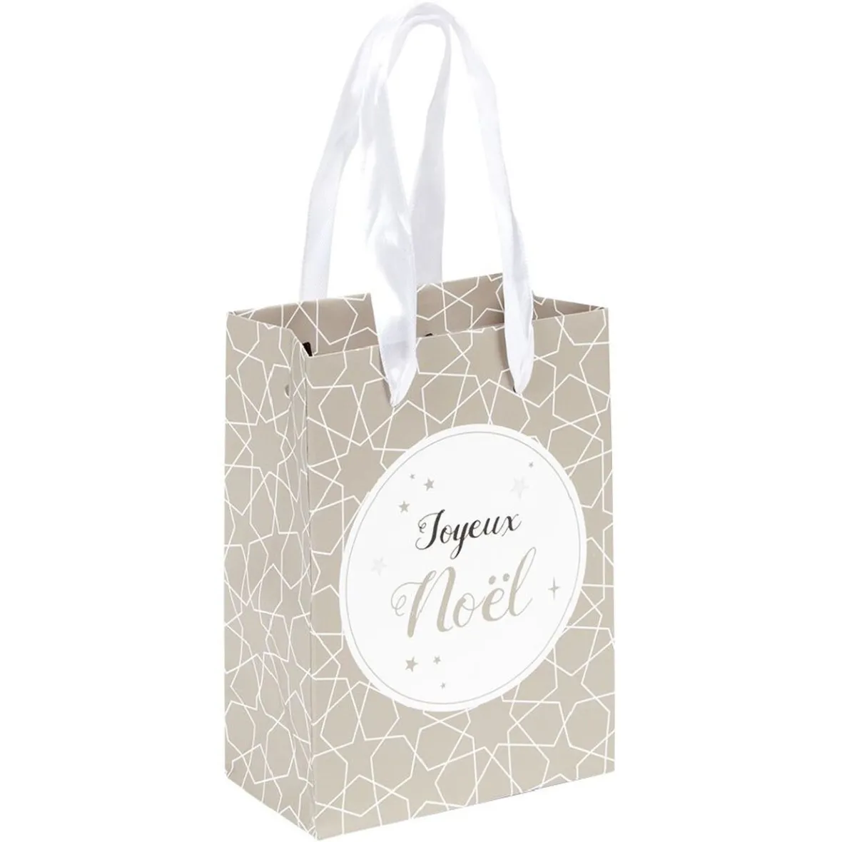 Sac cadeau Noël doré L33X10X9 cm-Gifi Best