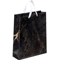 Sac cadeau Noël doré L32X29X9 cm-Gifi Hot