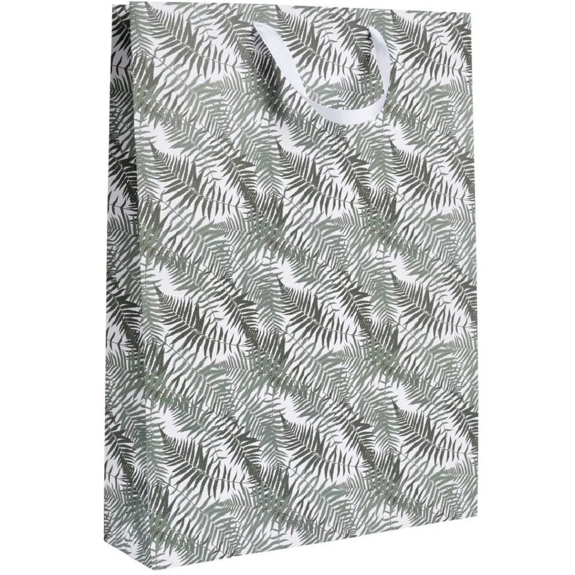 Sac cadeau Noël Gris Vert taille L-Gifi Discount