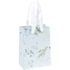 Sac cadeau Noël Jardin d'Hiver L14X6 cm-Gifi New