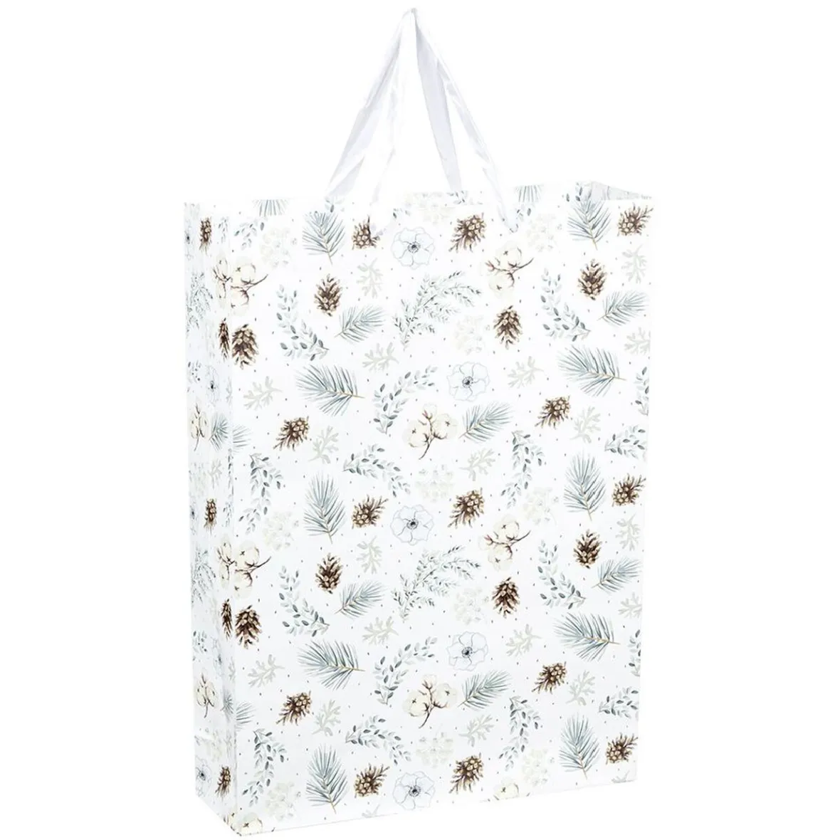 Sac cadeau Noël Jardin d'Hiver L46X33 cm-Gifi Clearance