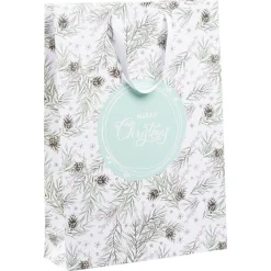 Sac cadeau Noël motif nature Taille L L33xH46cm-Gifi Sale