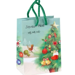Sac cadeau Noël motif Sapin-Gifi