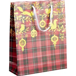 Sac cadeau Noël motif traditionnel Taille M L26xH32cm-Gifi Sale