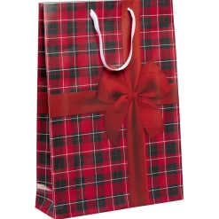 Sac cadeau Noël motif traditionnel Taille L L33x46cm-Gifi New