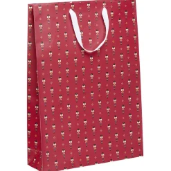 Sac cadeau Noël motif traditionnel Taille L L33x46cm-Gifi New