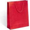 Sac cadeau Noël rouge ou vert à motifs -Taille M-Gifi Outlet