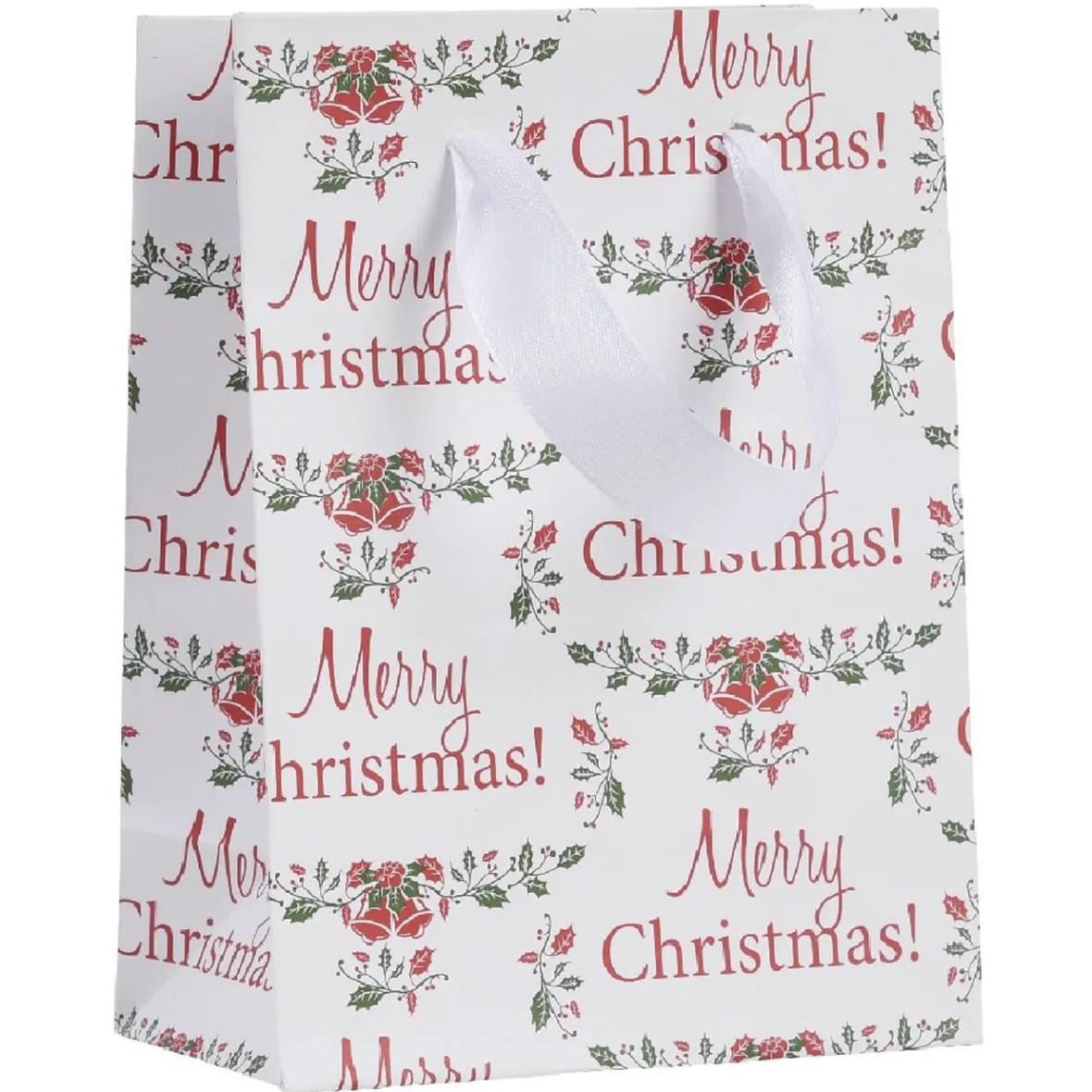 Sac cadeau Noël traditionnel taille S-Gifi Discount