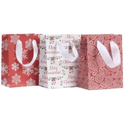 Sac cadeau Noël traditionnel taille S-Gifi Discount