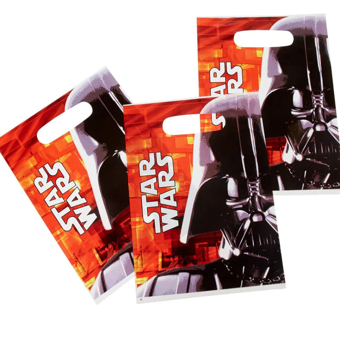Sac cadeau plastique anniversaire Star Wars x6-Gifi Sale